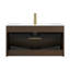 Meuble-lavabo de salle de bain avec lavabo flottant ultra-fin en contreplaqué avec tiroirs Zane 36 po Zane-126319720