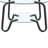 Retro Minimalist Style Metal Frame Double-Layer Tempered Glass Coffee Table, Size 31.5 * 31.5 * 17.7 Inches, Adding A Touch Of Elegance To Your Living Room-1861326584