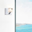Langlois 1 Light Wall Sconce – Chrome Finish with Clear Glass Shade for Bedroom, Bathroom, or Hallway