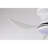 Niamh Modern White Lighted Ceiling Fan Flushmounted 3-Blade LED Remote Control