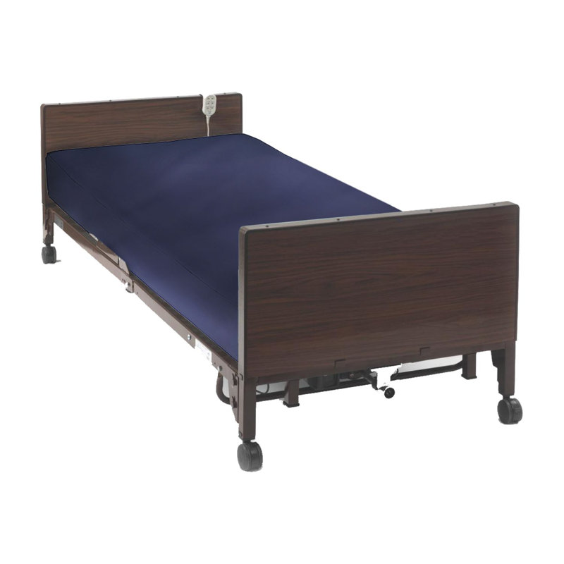 ProHeal Max-Density Pressure Redistribution Foam Mattress with Protective Raised Rails - 36" x 76"