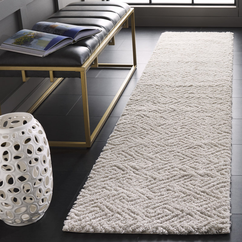 Tahoe Shag Performance Geometric Rug, Runner 2' x 9'