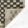 Tapis gris anthracite / beige en laine tissé à plat à la main Azle