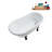 57.5'' x 29.5'' Soaking Acrylic Bathtub-83636141-90752935
