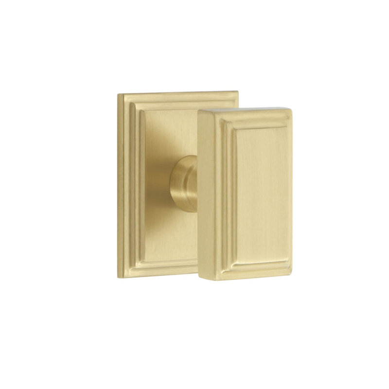 Grandeur Carré Square Rosette Single Dummy with Carré Knob