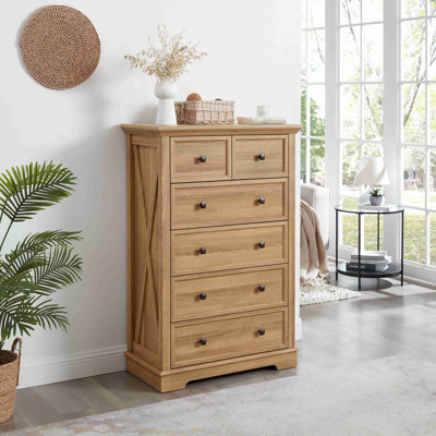 Commode 6 tiroirs, armoire 6 tiroirs, armoire de rangement pour vêtements, armoire de salon 6 tiroirs