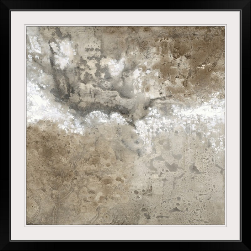 «Ochlocknee Crystal Vision» par Liz Jardine, reproduction d'art, H 38 po x l 38 po x P 1 po, Cadre noir