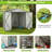 6 Ft. W X 4 Ft. D Metal Storage Shed