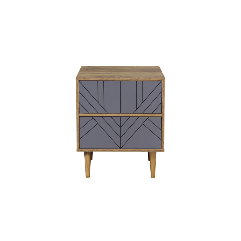 Ball 48cm W Manufactured Wood Bedside Table