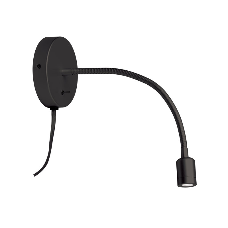 Azeeza Steel LED Plug-in Spotlight, Matte Black