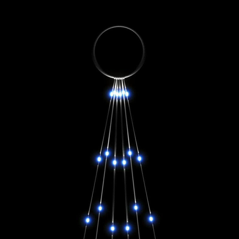 Holiday Lighting, 180cm H x 177.8cm W x 177.8cm D, Blue