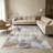 1PC Vintage Distressed Abstract Farmhouse Textured area rugs for Living Room, Soft and Comfortable, Suitable for all seasons, easy-to-maintain, machine washable Indoor floor mat, Under Table Farmhouse suitable for dining room, bedroom, entryway,-129131684