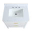 Meuble-lavabo simple autoportant de 30 po avec comptoir et dosseret pré-assemblés-130531665