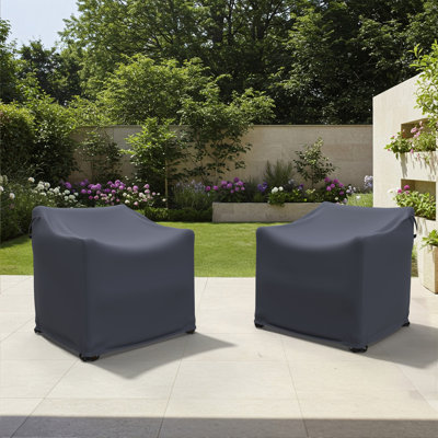 Lorene Outdoor Acacia Wood Lounge Chair Covers