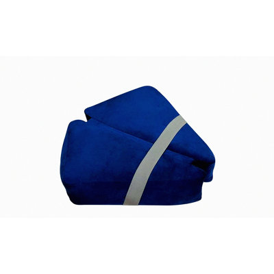 ElevateEase Arm Support Pillow - Post Surgery Arm Rest Wedge for Side Sleepers, Leg Elevation Pillow for Hand, Wrist, Elbow Support - Blue Color