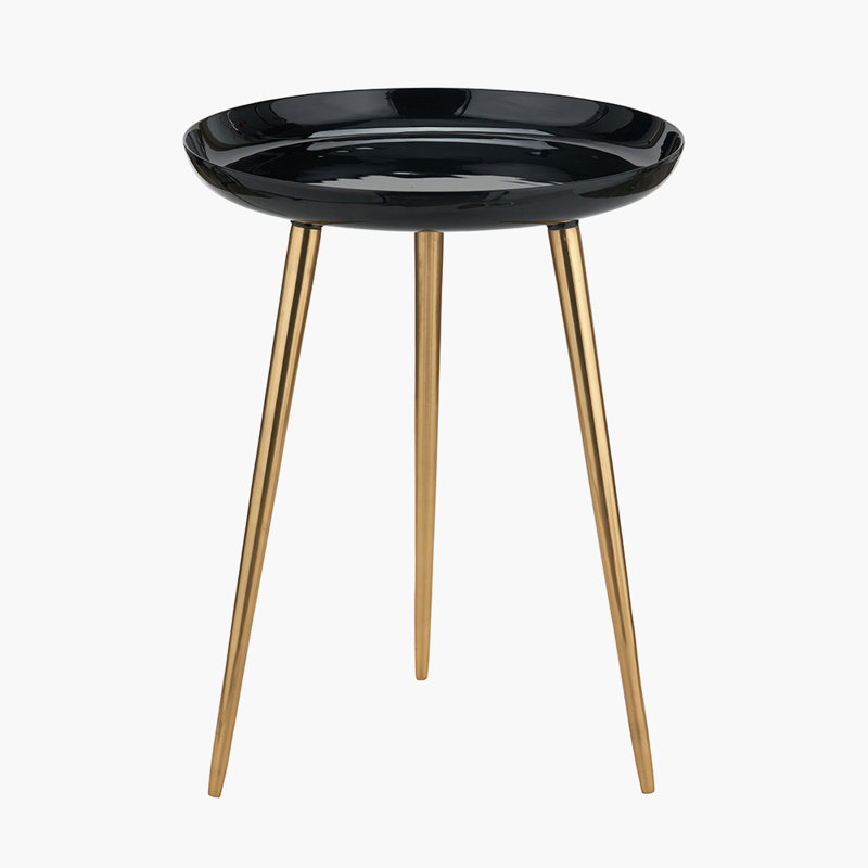 Seline End Table, Black