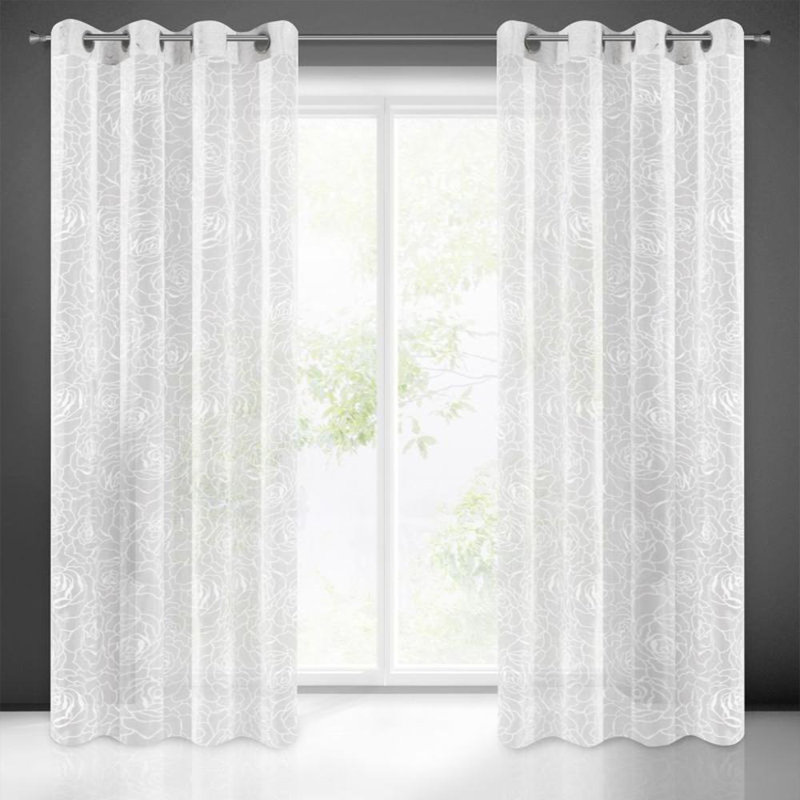 Kayla Eyelet Room Darkening Curtains