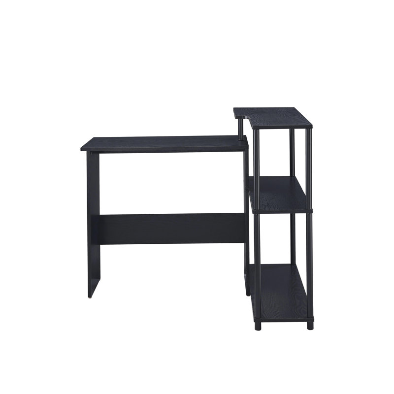 Levi Black Top Writing Desk