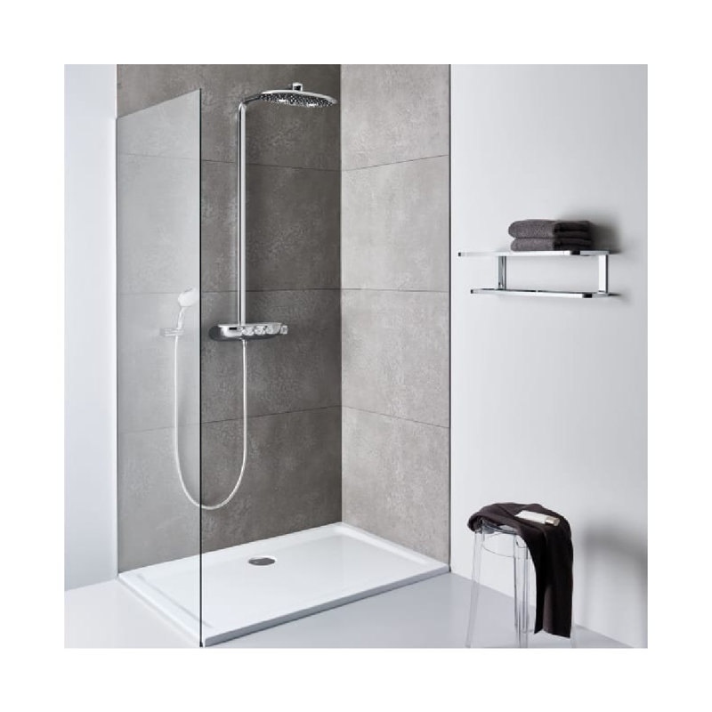 Selection Wall Mounted Towel Stand, Brushed Cool Sunrise
