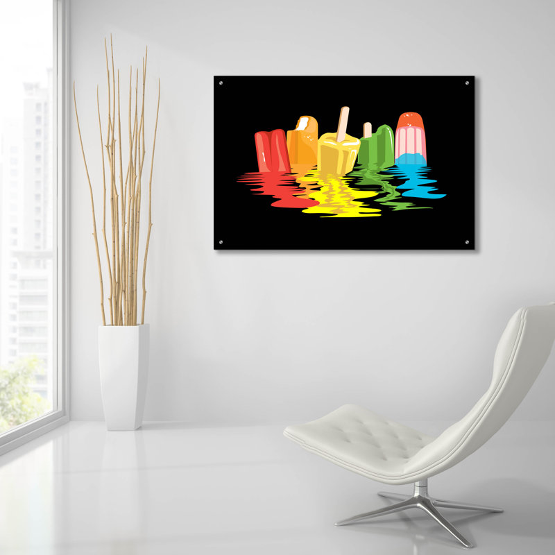 «Melted Summer Dreams» par Rachel Caldwell, H 24 po x l 36 po x P 0,2 po