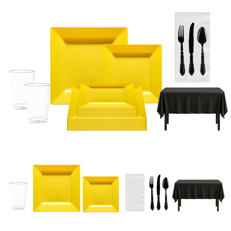 Ensemble jaune, noir et blanc NFL / NBA / MLB - 20 paramètres