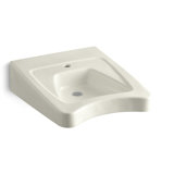 Morningside™ Ceramic 20" Wall Mount Bathroom Sink with Overflow