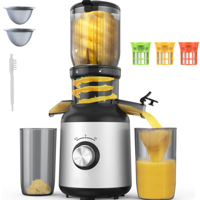 Juicer Machines, Cold Press Juicer with Large Feed Chute