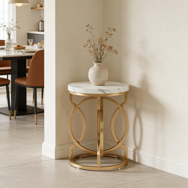 Small Couch Table,Round Bedside Table,End Table