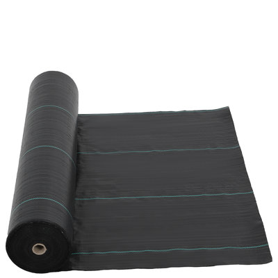 Heavy Duty Weed Barrier Landscape Fabric, 6ft x 300ft – 3.2oz Superior Permeable Ground Cover Mat – Effective Weed Control & Erosion Protection