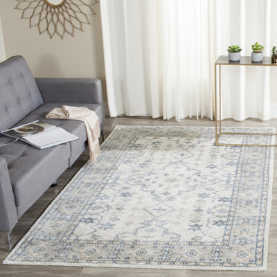 Yassine Hand Knotted Bamboo Silk Oriental Rug