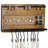 Wall Mounted Jewelry Organizer / 10 Hook