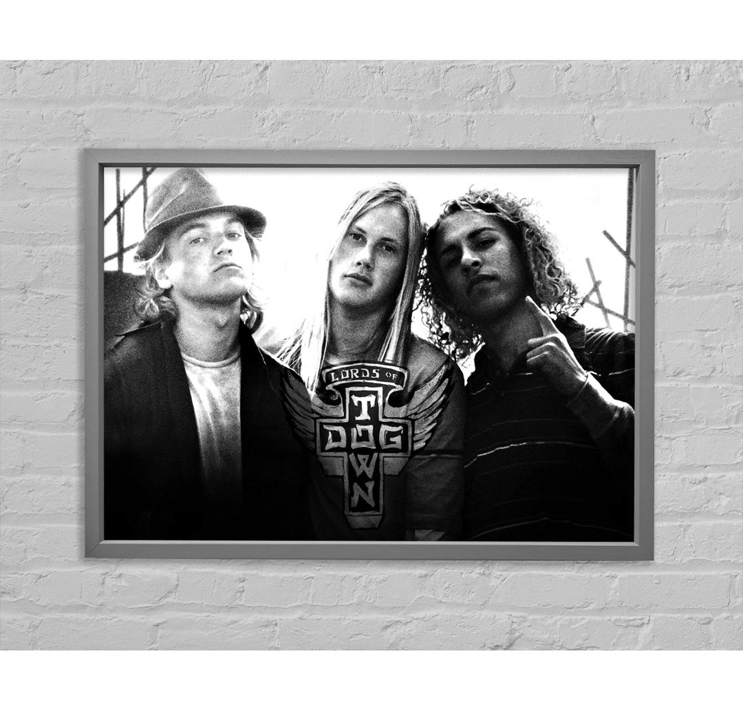 The Lords Of Dog Town B N W - Einzelbildrahmen Kunstdrucke auf Leinwand