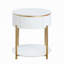 Table de bout avec pieds en métal