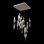 Kindjal 13 Light Crystal LED Multi-Light Pendant