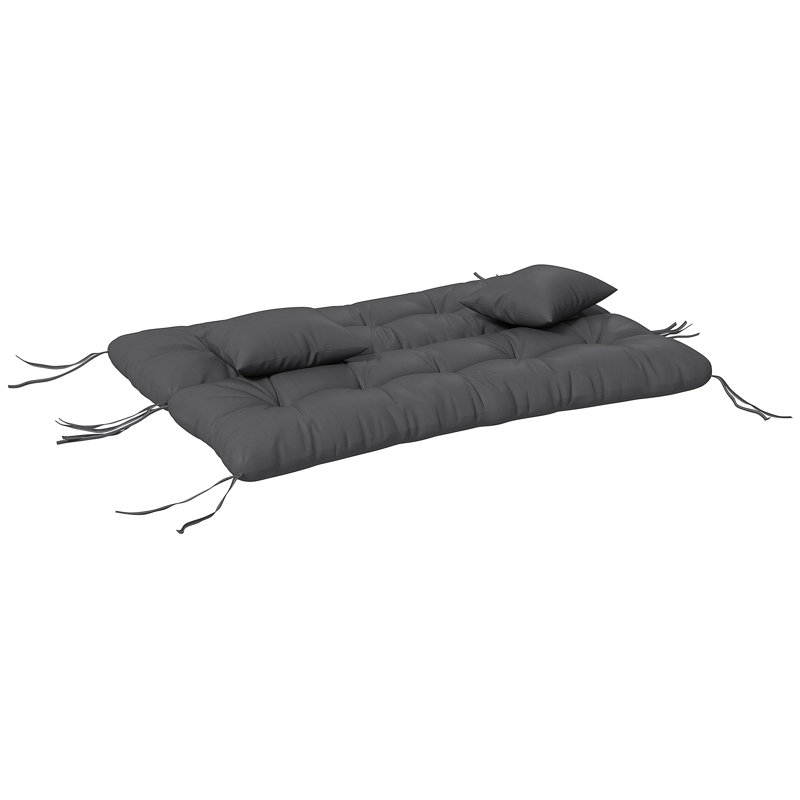 Coussin de siège / dossier d'extérieur 1 pièce Arlmont & Co., Gris