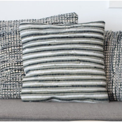 Striped Square Cushion Cover