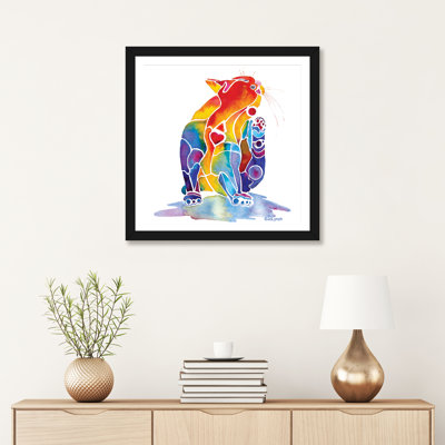 «Cat Love Cat» par Jo Lynch - impression d'art graphique