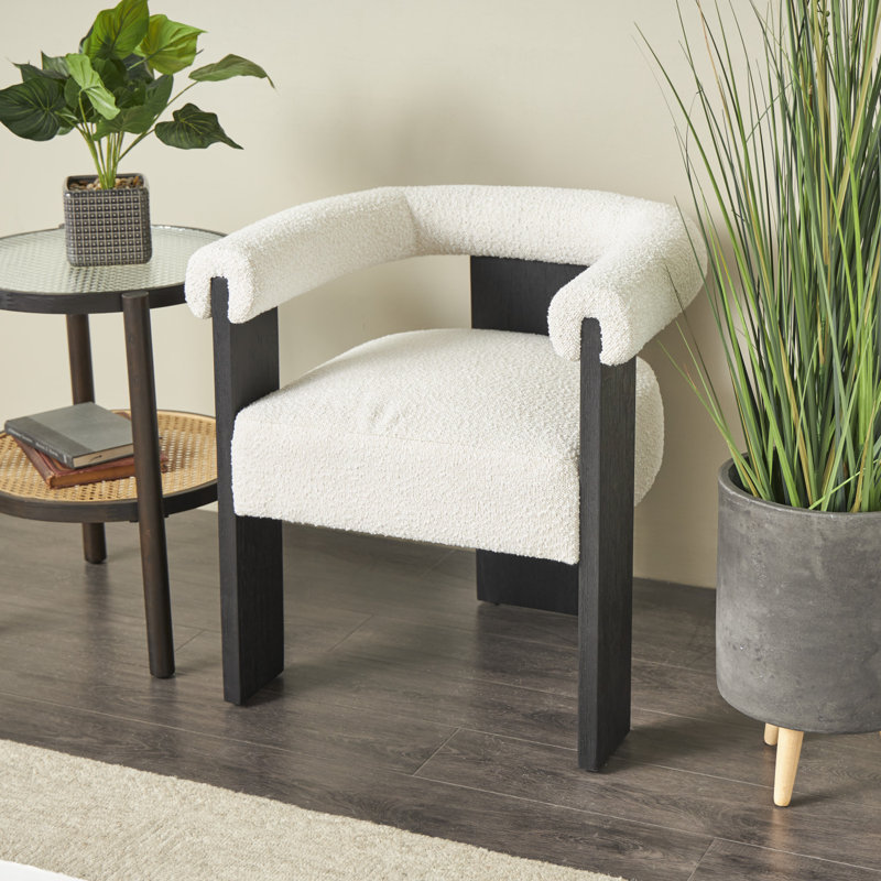 Fauteuil Hallfrid, Noir, noir, noir, noir