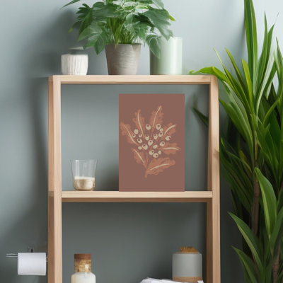 Earthy Botanical Berries Minimalist Organic Rustic Autumn Nature Wall Art