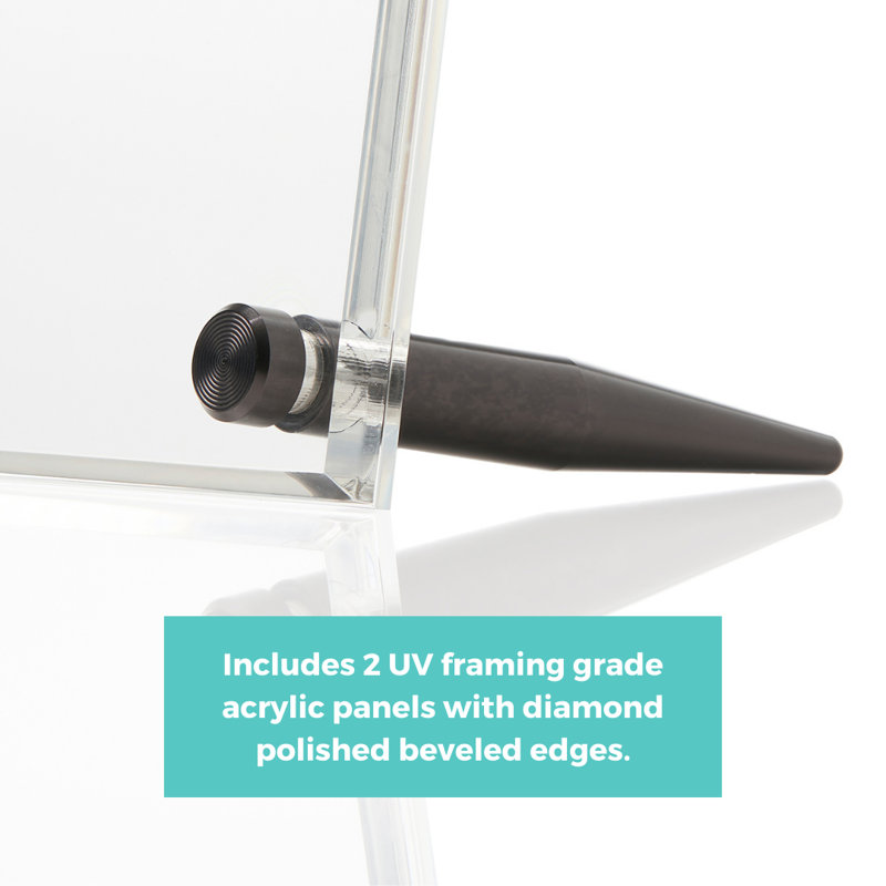 Cateno Tabletop Single Picture Frame, Graphite