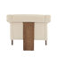 Chaise d'appoint 34 "Mid-Century