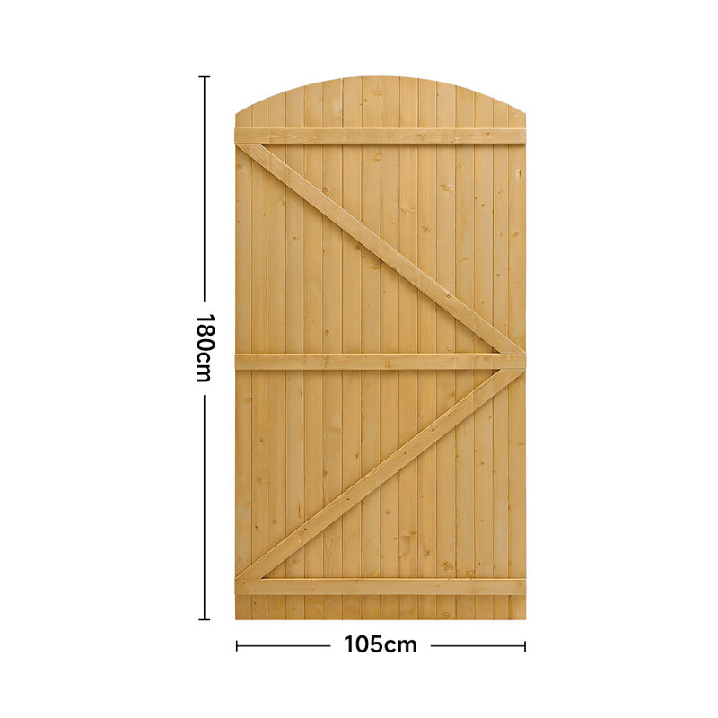 Agadir Wood Gate, 180cm H x 105cm W