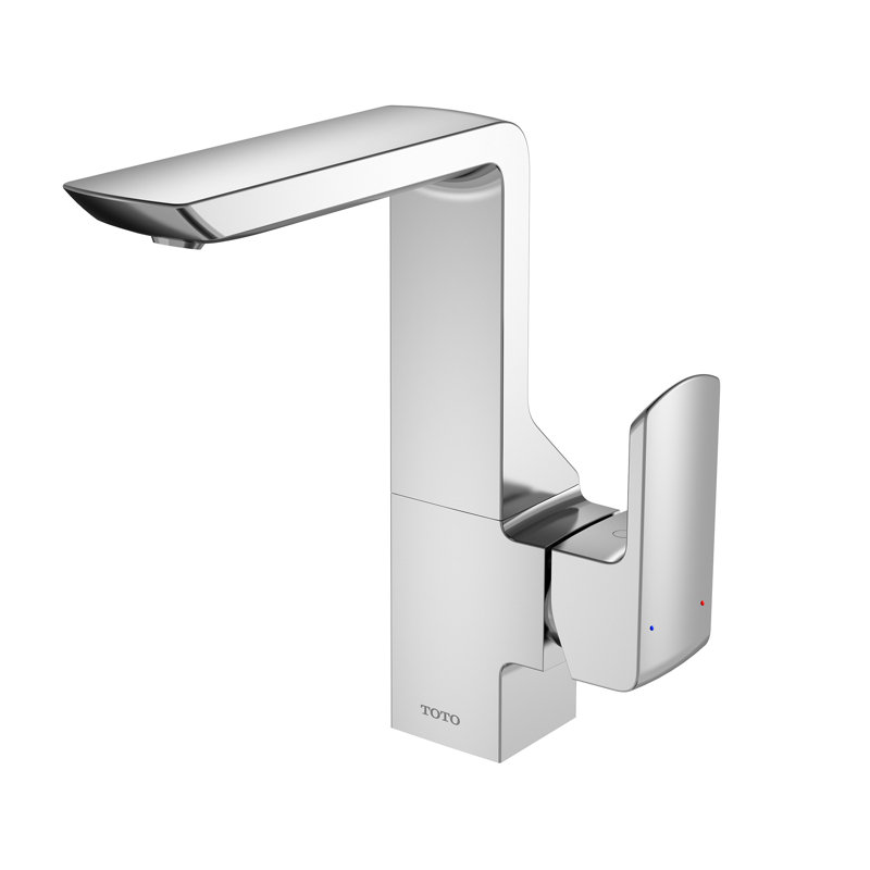 Robinet de lavabo de salle de bain à poignée latérale unique 1,2 GPM TOTO® GR avec technologie COMFORT GLIDE et ensemble de bonde, chrome poli