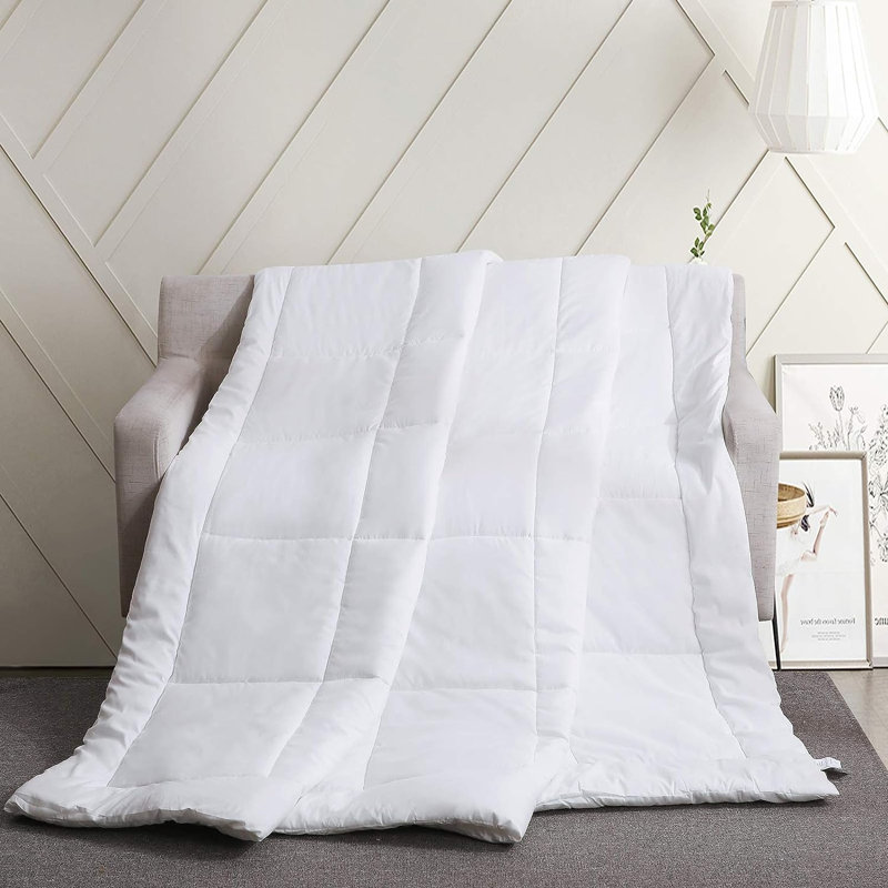 Édredon en duvet synthétique toutes saisons, Très grand, Marine
