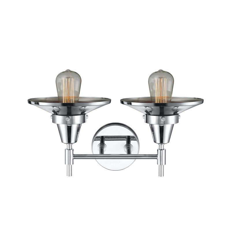 Gayle 2 - Light Dimmable Vanity Light, 60 Watt Vintage Incandescent Bulb, Polished Chrome, Polished Chrome