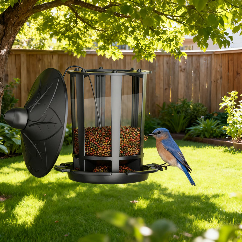 Ensemble de 2 mangeoires d'oiseaux Castle Design