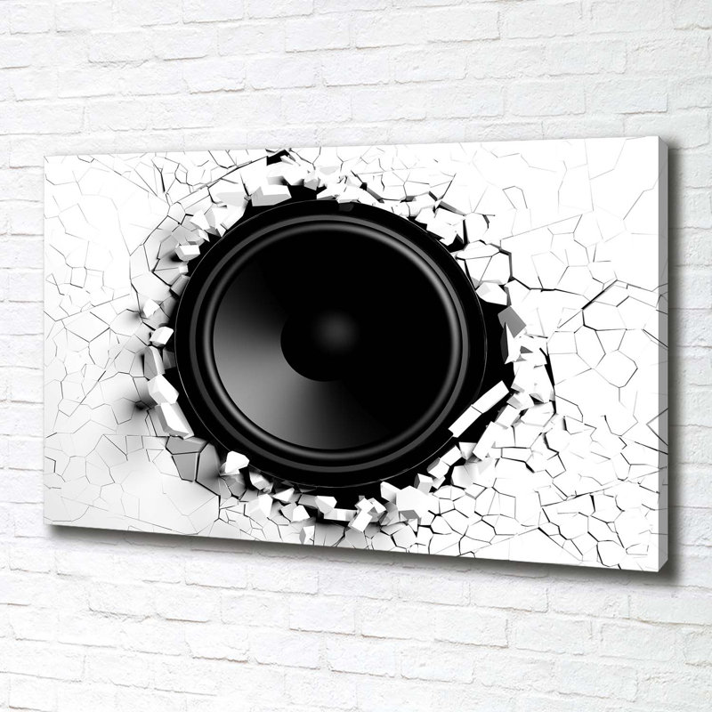Speaker - Wrapped Canvas Print