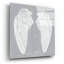Art mural en verre «Wings 1 On Grey Fl Flip» par James Wiens-489542800