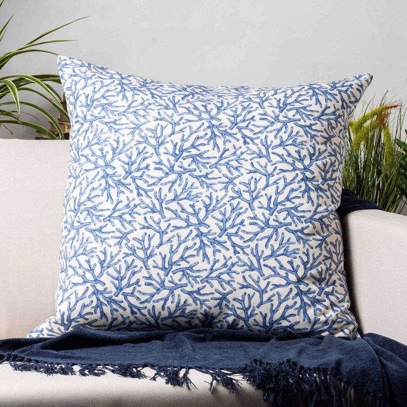 Floral Cushion, 58x58cm, Feather filled