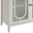 White Console Table With 2 Doors